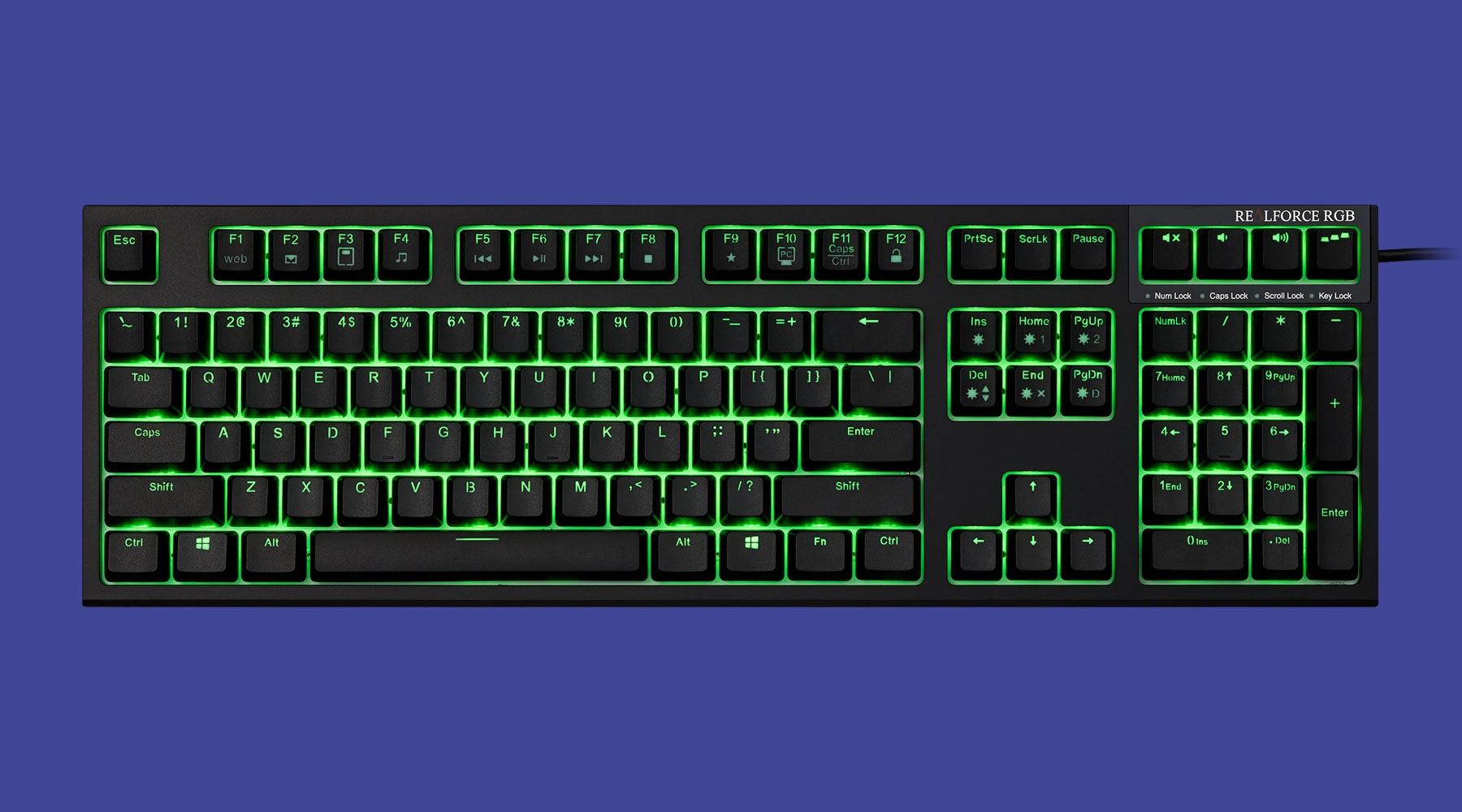 Product: REALFORCE RGB | REALFORCE | Premium Keyboard, PBT 