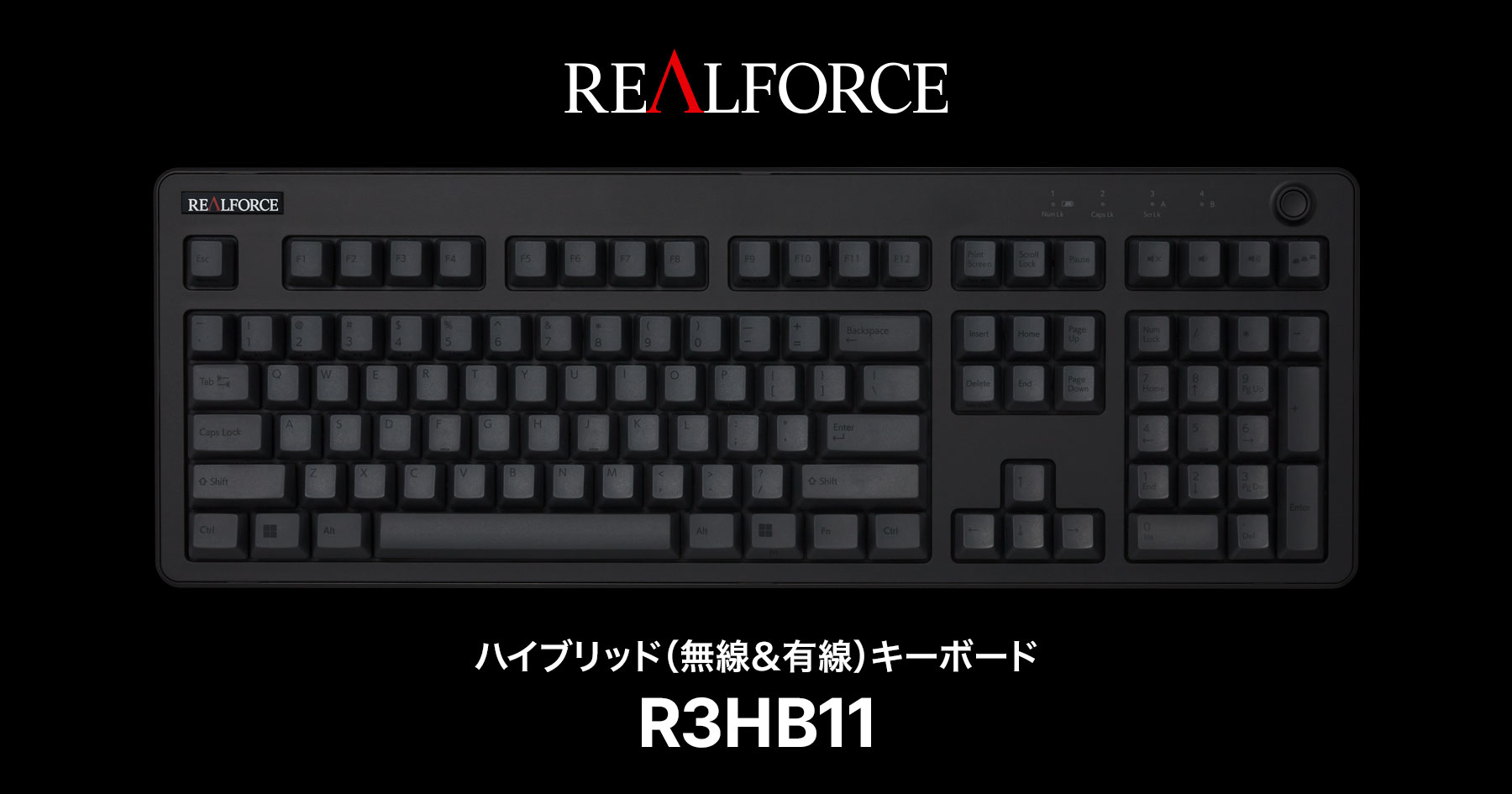 Products - R3 KEYBOARD / R3HB11 | REALFORCE | Premium Keyboard