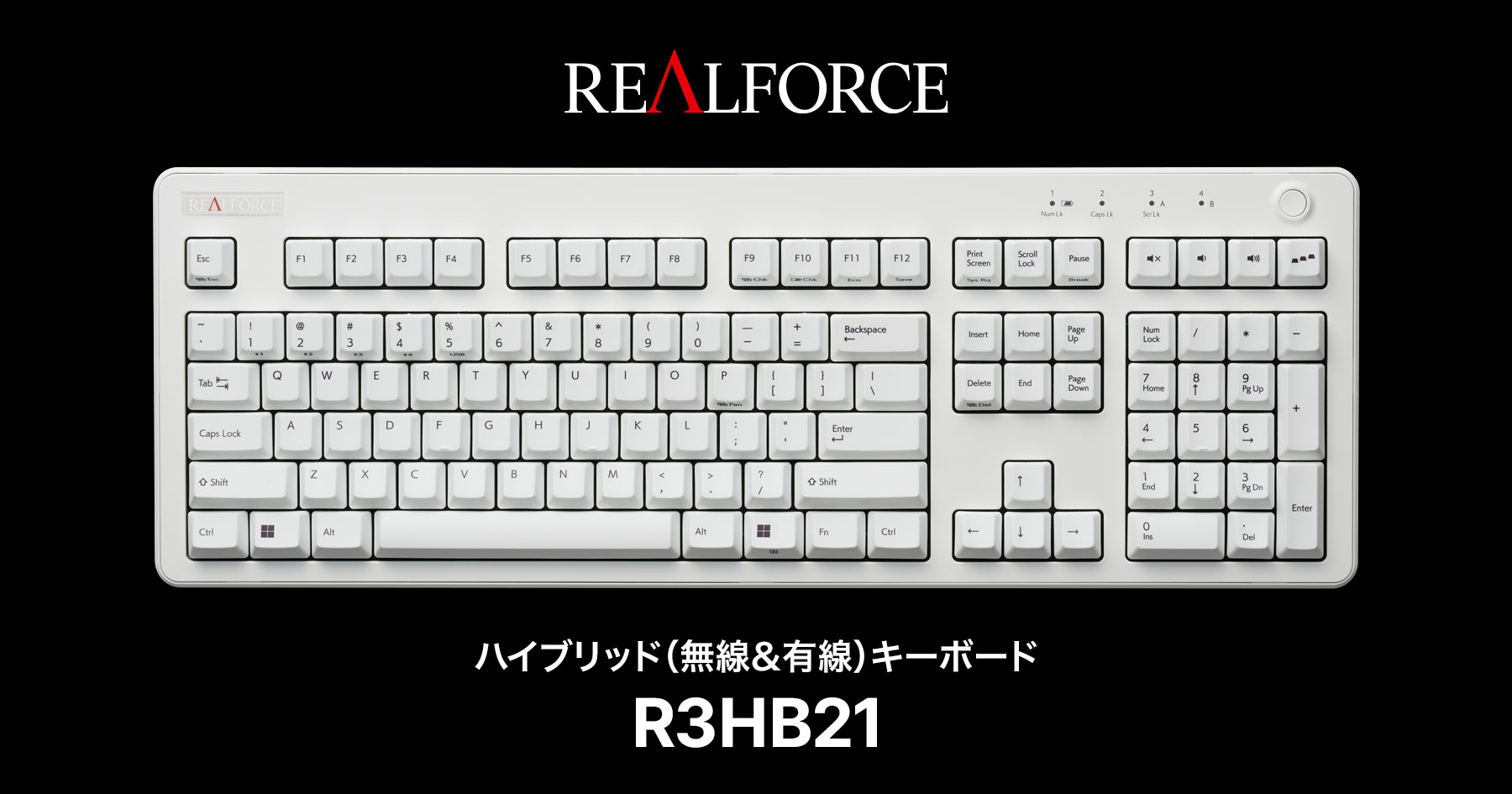 Products - R3 KEYBOARD / R3HB21 | REALFORCE | Premium Keyboard 