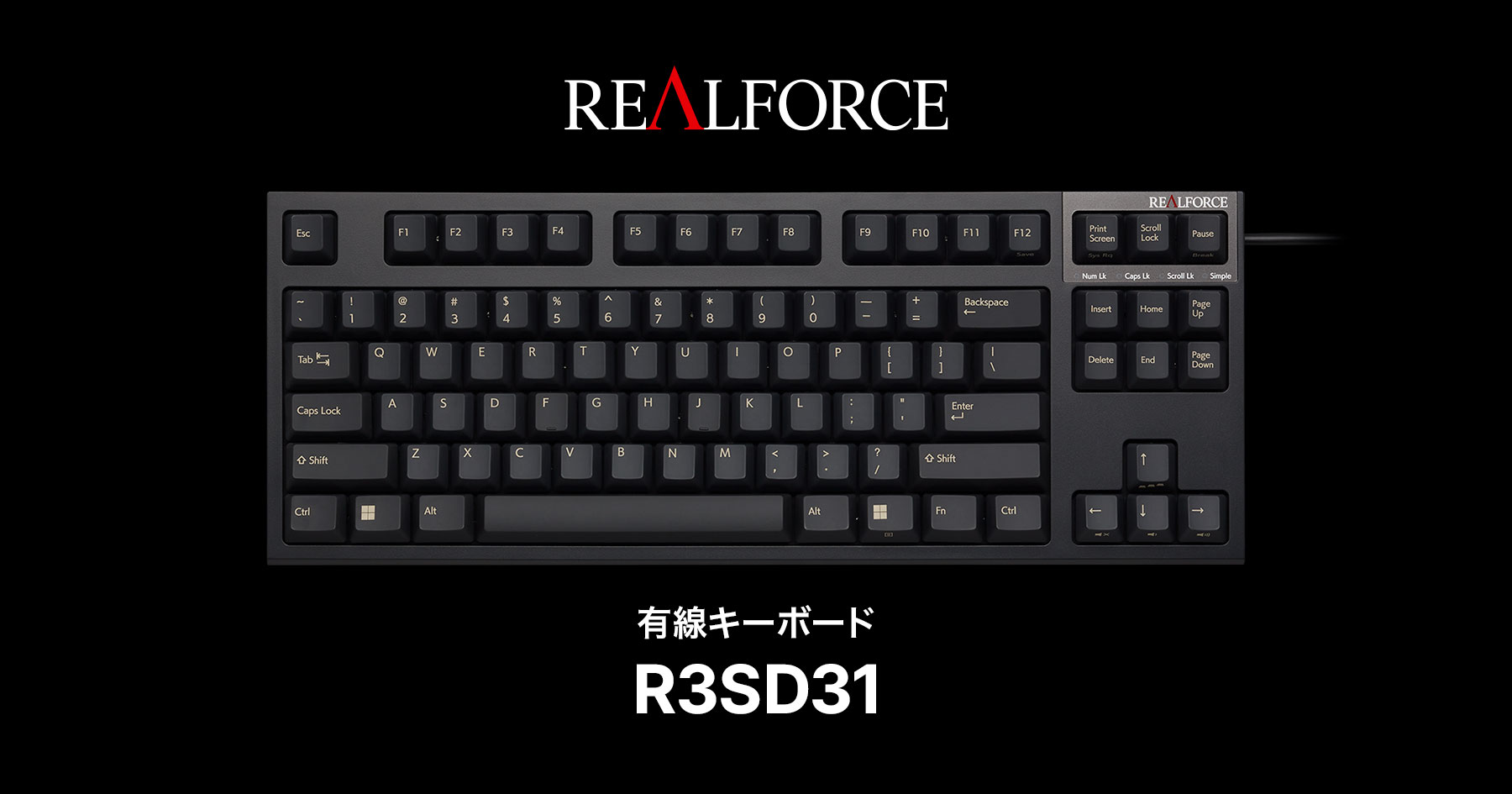 製品 : REALFORCE / R3SD31 | REALFORCE | 日本製プレミアム ...