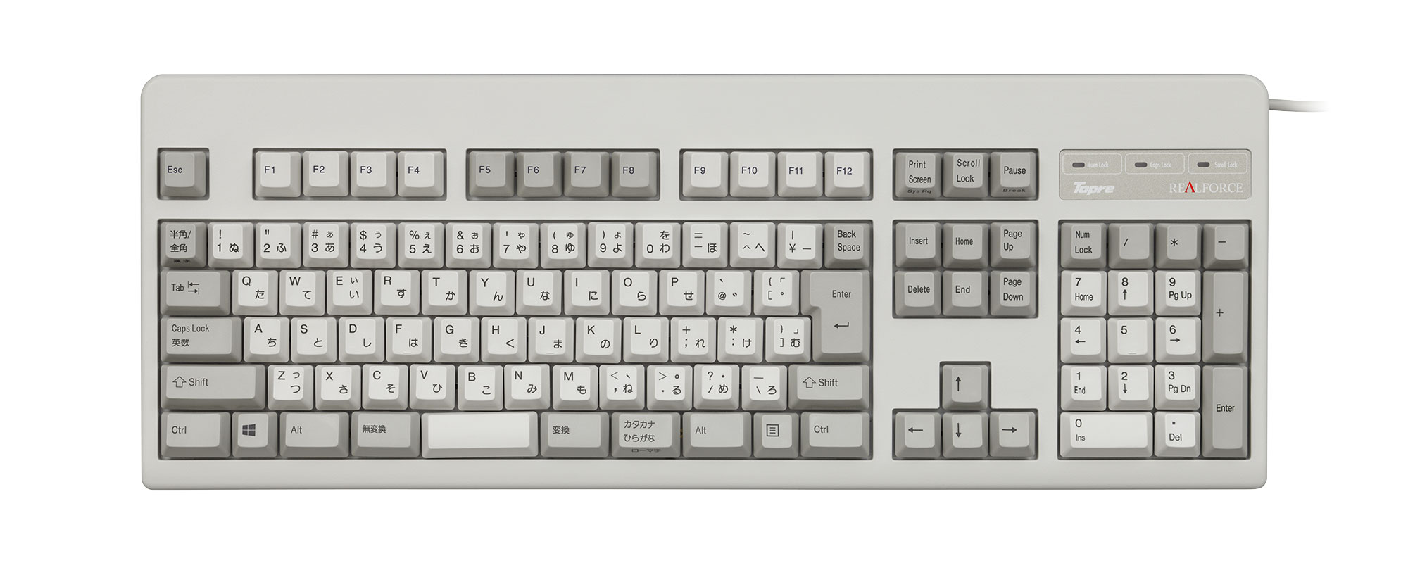 PC周辺機器東プレ Realforce 108UH キーボード/レア品